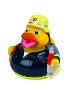 Squeaky duck, firefighter
