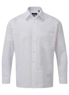 Men's Long Sleeve Poplin Shirt