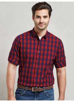 Men's LSL 'Mulligan' Check Cotton Bar Shirt
