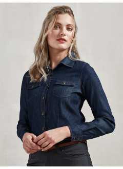 Ladies' Jeans Stitch Denim Shirt