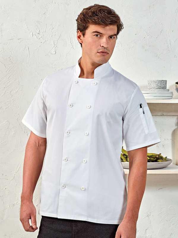 Short Sleeve Chef's Jacket - PR656 - PREMIER